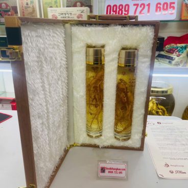 Hình ảnh rượu sâm Hàn Quốc chính hãng tem nhãn đầy đủ