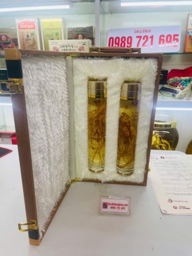 Hình ảnh rượu sâm Hàn Quốc chính hãng tem nhãn đầy đủ