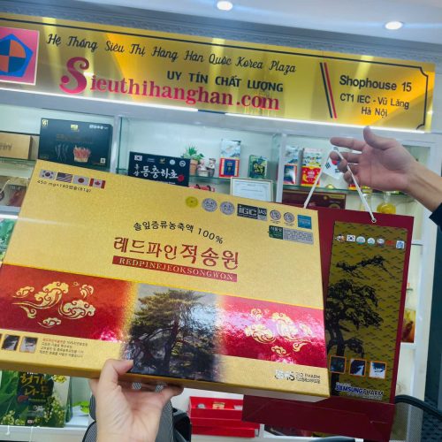 tinh dầu thông đỏ jeoksongwon thiên nhiên