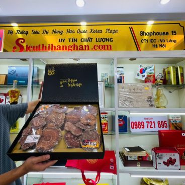 linh chi đỏ hàn quốc cho người gan nhiễm mỡ