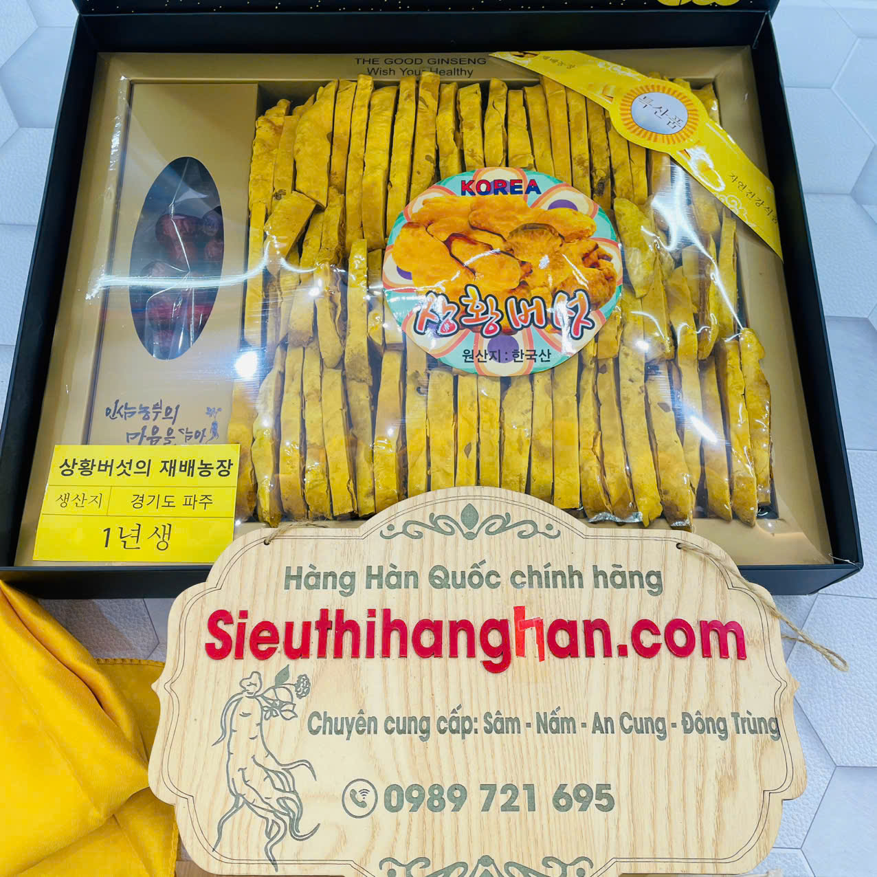 Cách dùng nấm thượng hoàng Hàn Quốc hãm trà đúng chuẩn