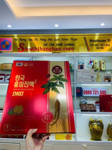 Nước ép hồng sâm 6 năm tuổi Daedong dạng gói kết hợp hoa chuông và đông trùng hạ thảo chính hãng