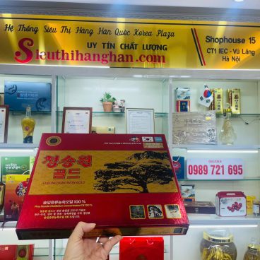 Tinh dầu thông đỏ Cheongsongwon Gold 180 viên Hàn Quốc